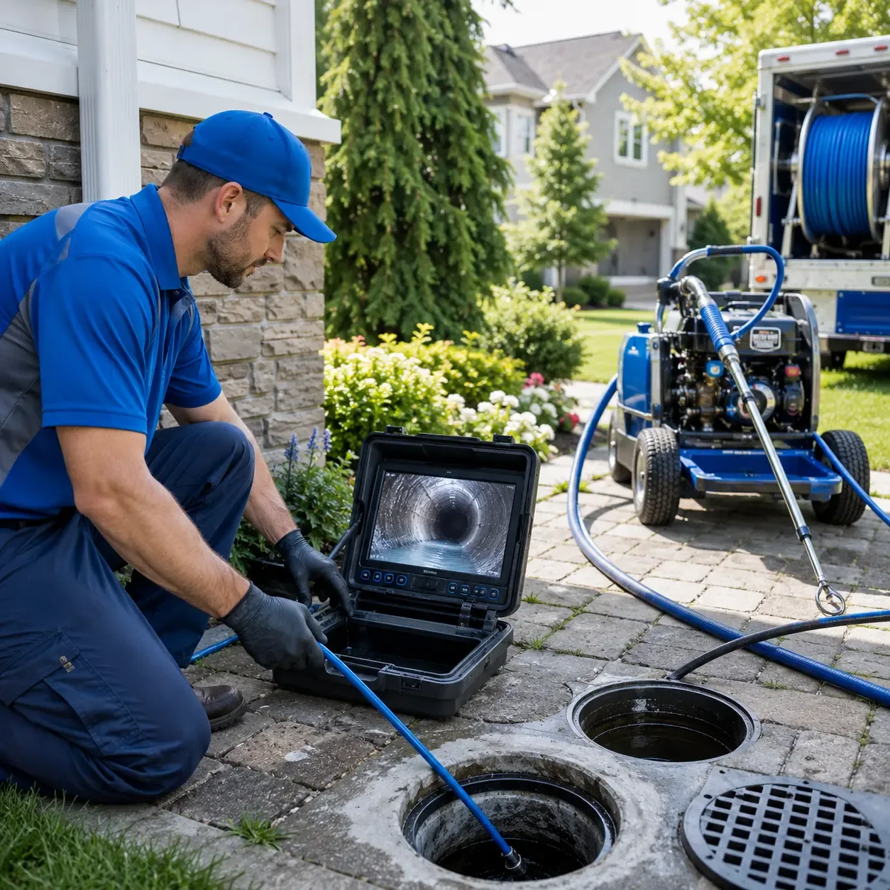 Outdoor drain cleaning professionals serving East Thetford, VT